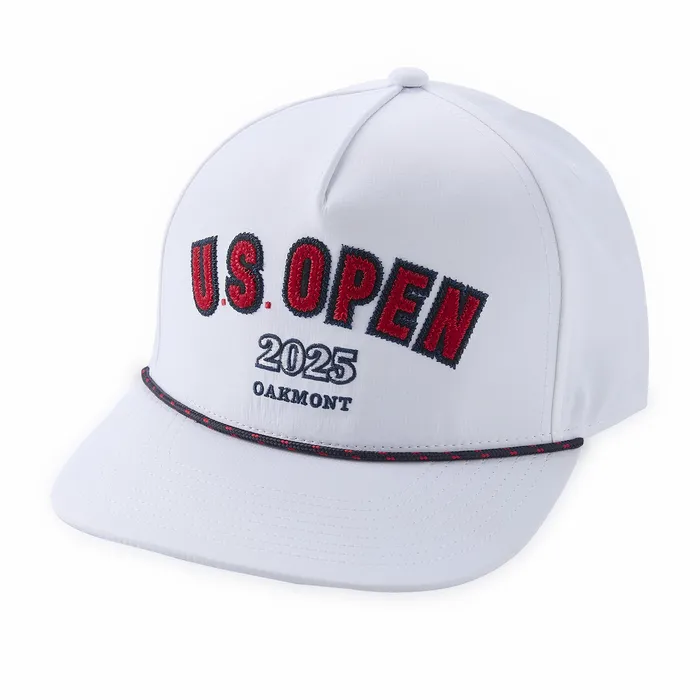 2025 US Open Text Hat Headwear FootJoy Men