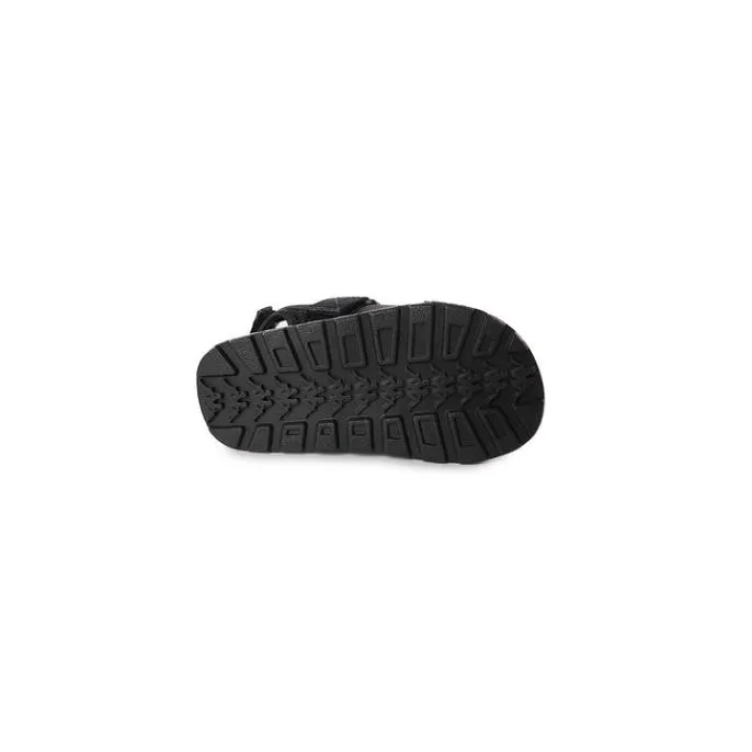 222 Banda Mitel 2 Toddlers Sandals 8211 Black Grey KidsFootwear Kappa Sandals