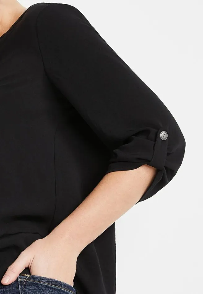 34 Sleeve Popover Blouse Women Maurices Tops