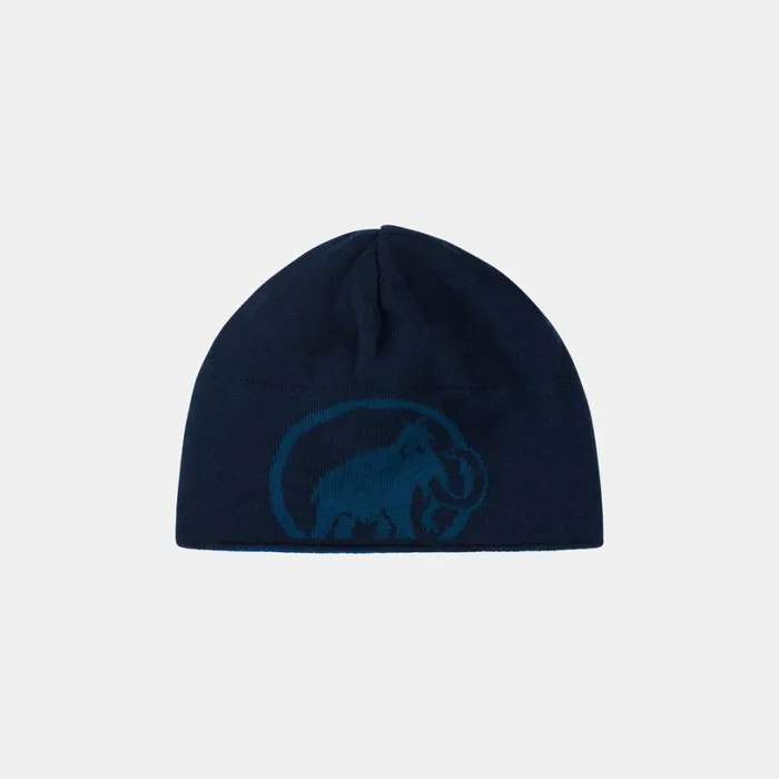 Accessories Men Mammut Logo Beanie Deep Icemarine Accessories Men Mammut Logo Beanie Deep Icemarine