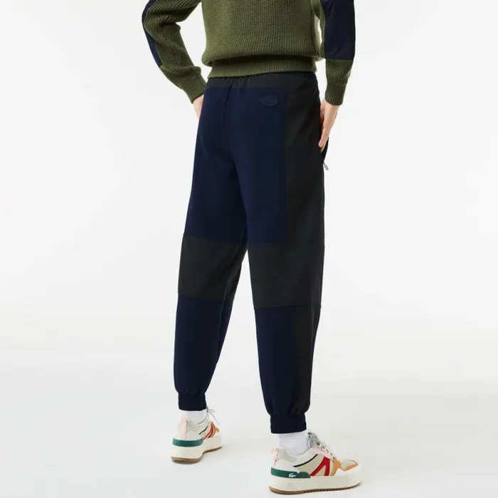 Activewear Women Lacoste Women039s Badge Colorblock Joggers Navy Blue Black R8p