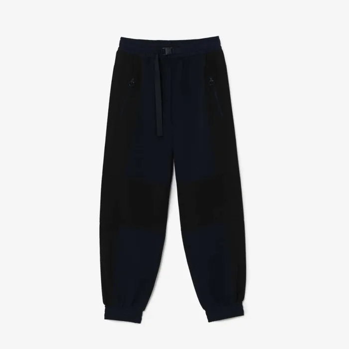 Activewear Women Lacoste Women039s Badge Colorblock Joggers Navy Blue Black R8p