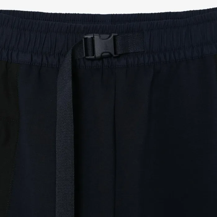 Activewear Women Lacoste Women039s Badge Colorblock Joggers Navy Blue Black R8p