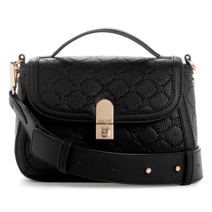 Adelaide Mini Crossbody Flap Black Women Nine West Crossbody