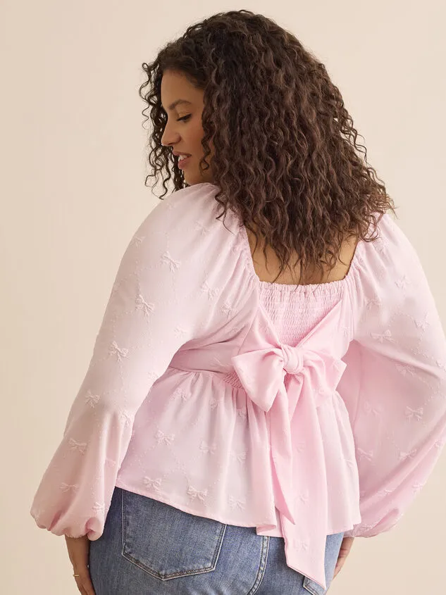 Aila Bow Textured Babydoll Top Ballerina Women Altar039d State Tops Aila Bow Textured Babydoll Top Ballerina Women Altar039d State Tops