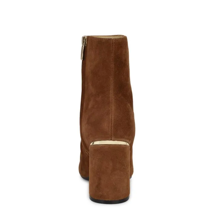 Ailet 92159 Square Toe Booties Natural Suede Women Nine West Boots and Booties Ailet 92159 Square Toe Booties Natural Suede Women Nine West Boots and Booties