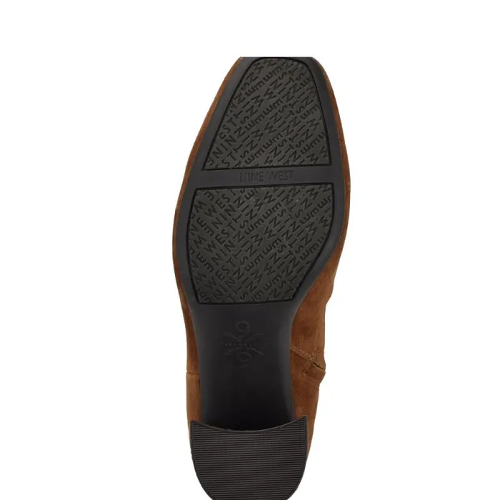 Ailet 92159 Square Toe Booties Natural Suede Women Nine West Boots and Booties Ailet 92159 Square Toe Booties Natural Suede Women Nine West Boots and Booties