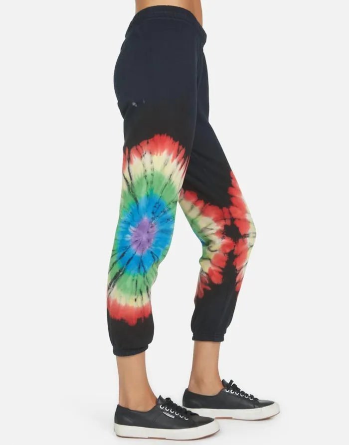 Alana Star Kiss Rainbow Burst Women Lauren Moshi Crop Sweatpants