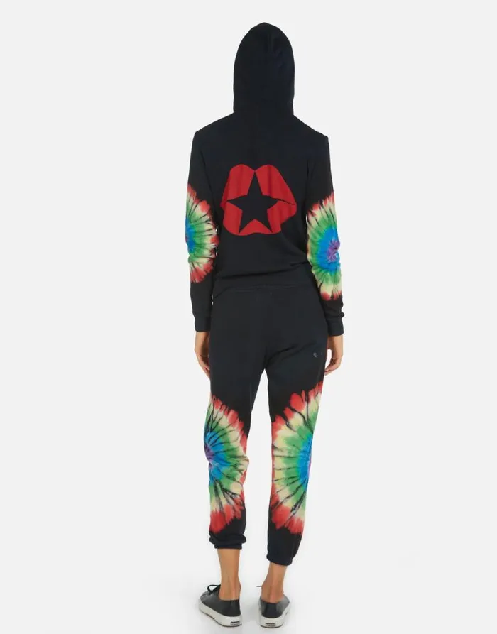 Alana Star Kiss Rainbow Burst Women Lauren Moshi Crop Sweatpants