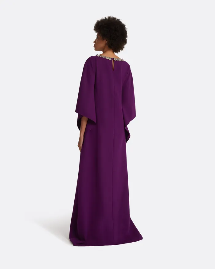 Amarella Currant Long Dress Currant Women Icons Safiyaa