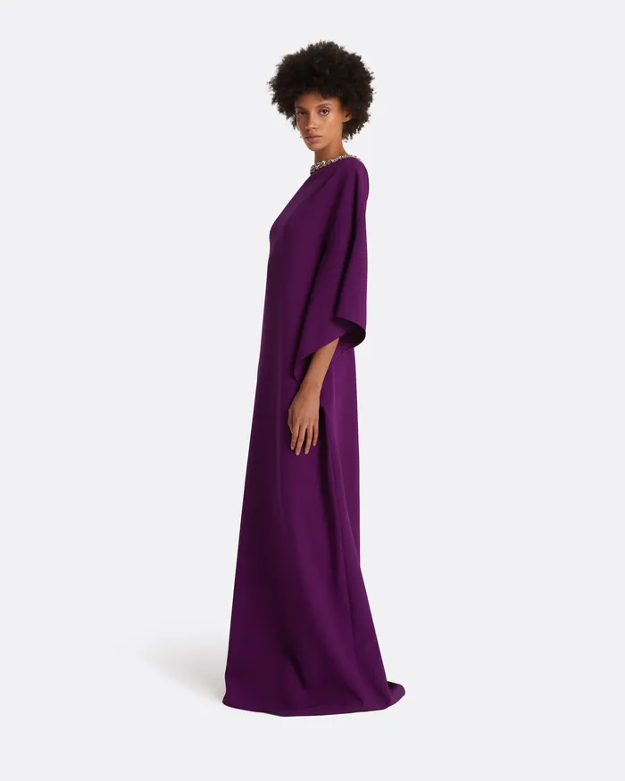 Amarella Currant Long Dress Currant Women Icons Safiyaa