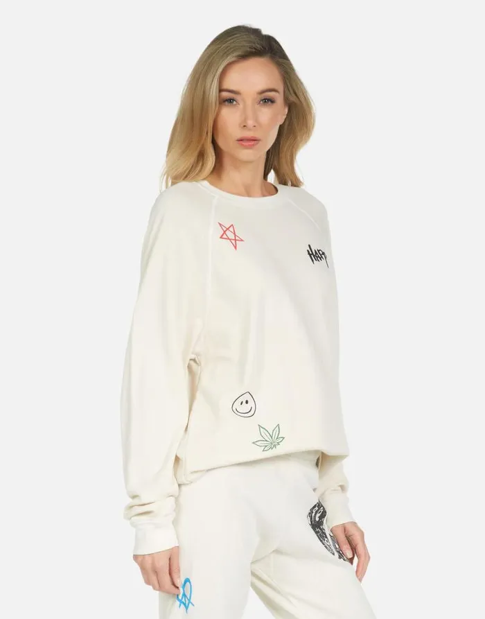 Anela Peace Hippie Ivory Women Lauren Moshi Long Sleeve