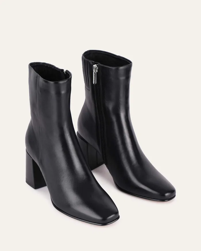 ANKLE BOOTS Women jomercer Dakota mid ankle boots black leather ANKLE BOOTS Women jomercer Dakota mid ankle boots black leather