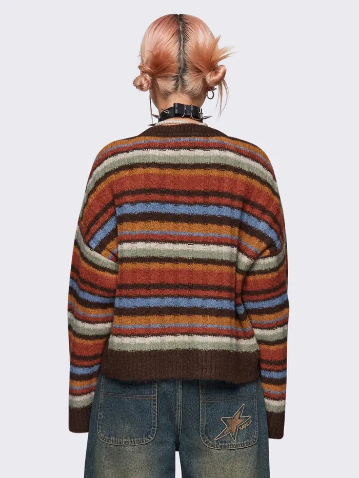 Anne Striped Sweater Women Minga London Knitwear