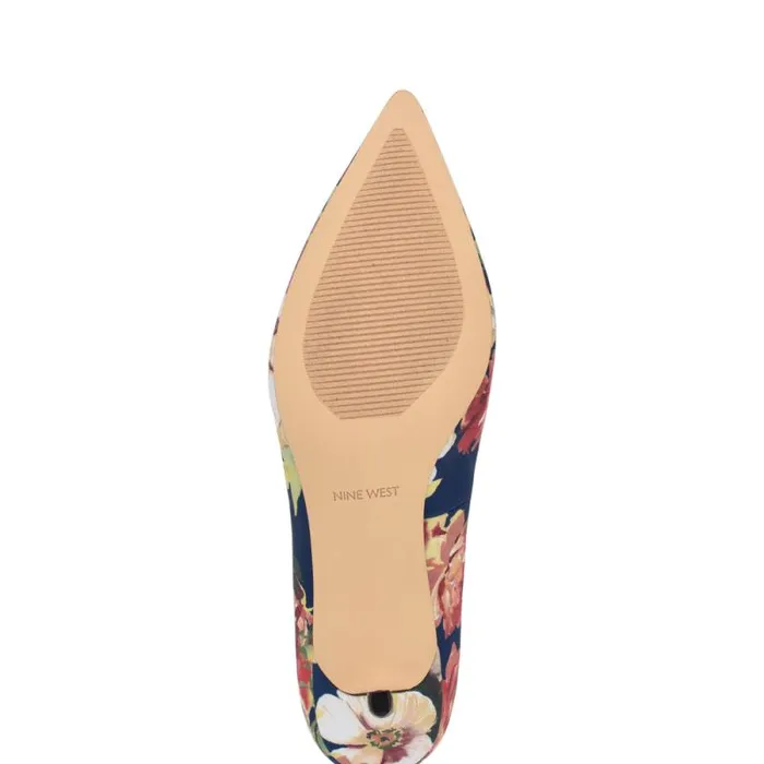 Arlene Pointy Toe Pumps Navy Floral Women Nine West Heels Arlene Pointy Toe Pumps Navy Floral Women Nine West Heels