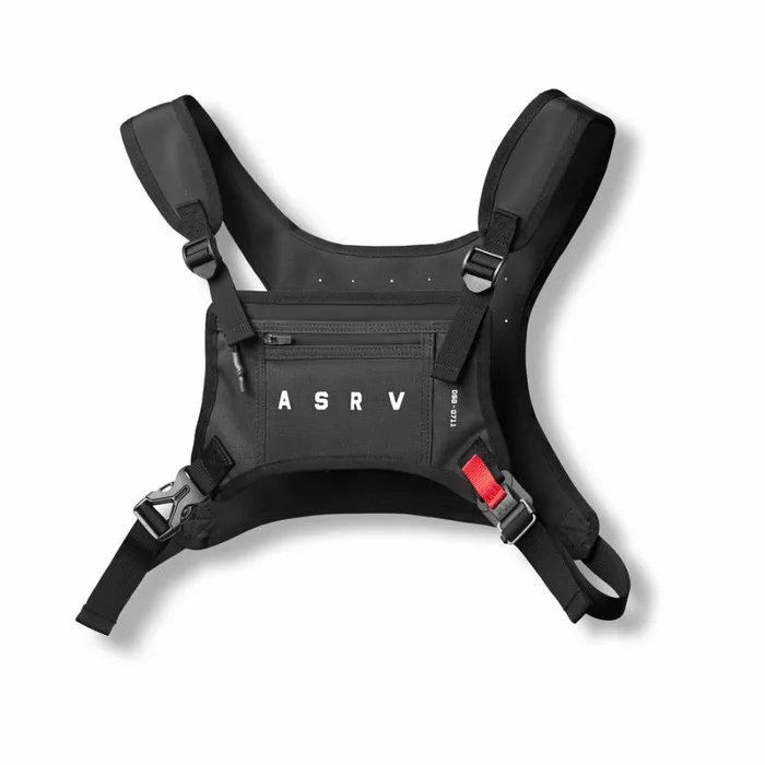 ASRV Bags Men Cordura Lightweight Chest Pack Black