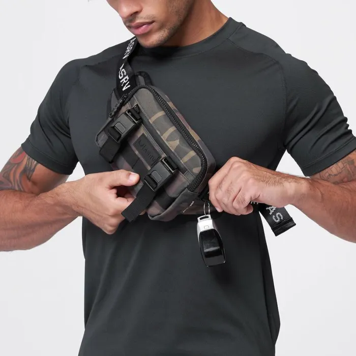 ASRV Bags Men Small Crossbody Bag Rust Camo