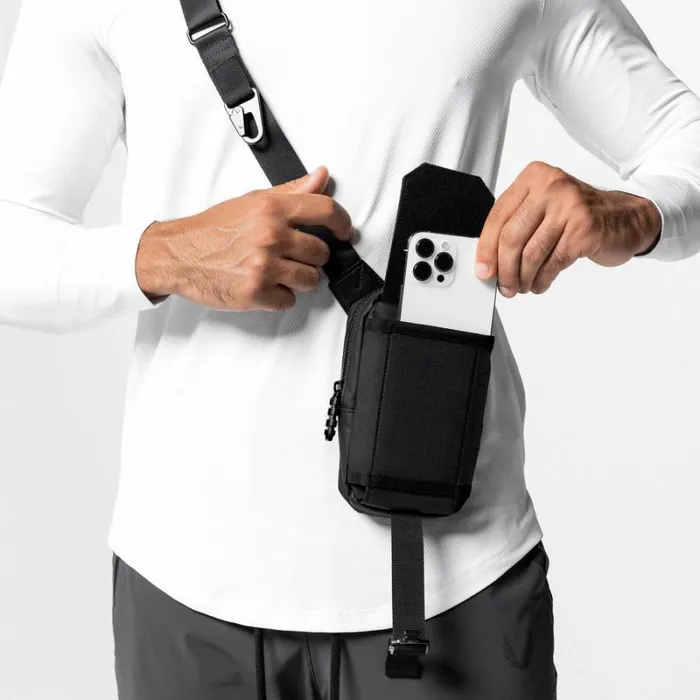 ASRV Bags Men Waterproof Phone Holster Bag Black