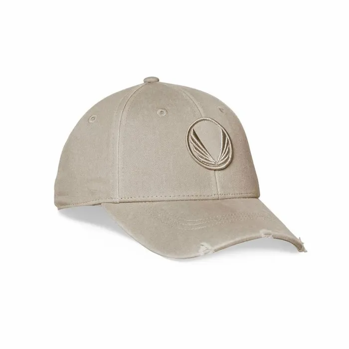 ASRV Hats and Headwear Men Distressed Patch Logo Hat Light Taupetaupe 034wings034