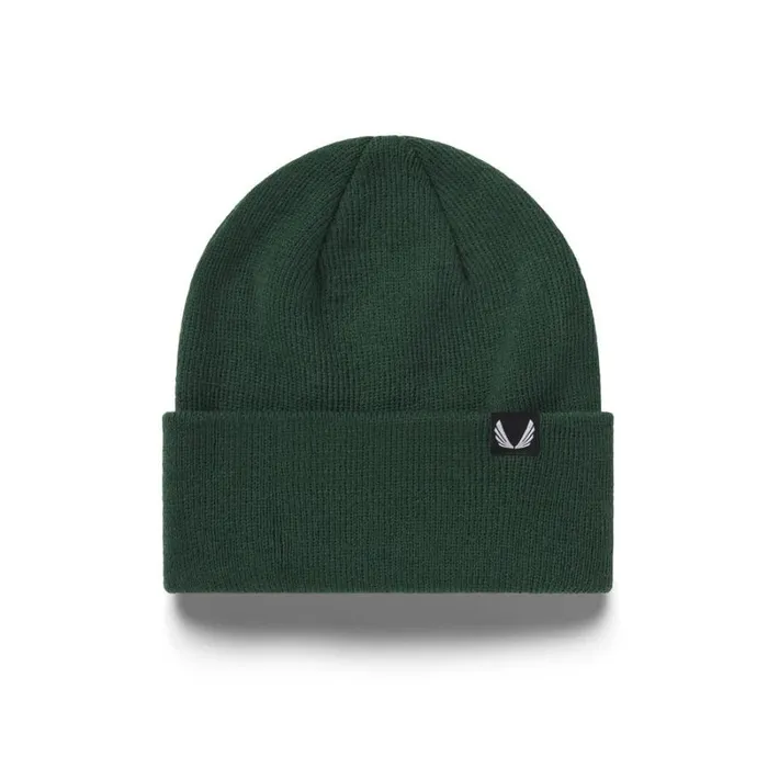 ASRV Hats and Headwear Men Essential Beanie Forest Green