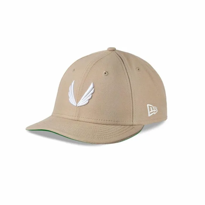 ASRV Hats and Headwear Men New Era 59Fifty Low Profile Hat Beigewhite wings