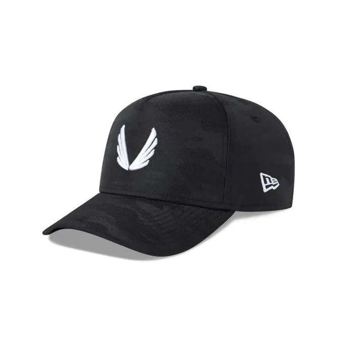 ASRV Hats and Headwear Men New Era 9Forty AFrame Hat Black Camowhite