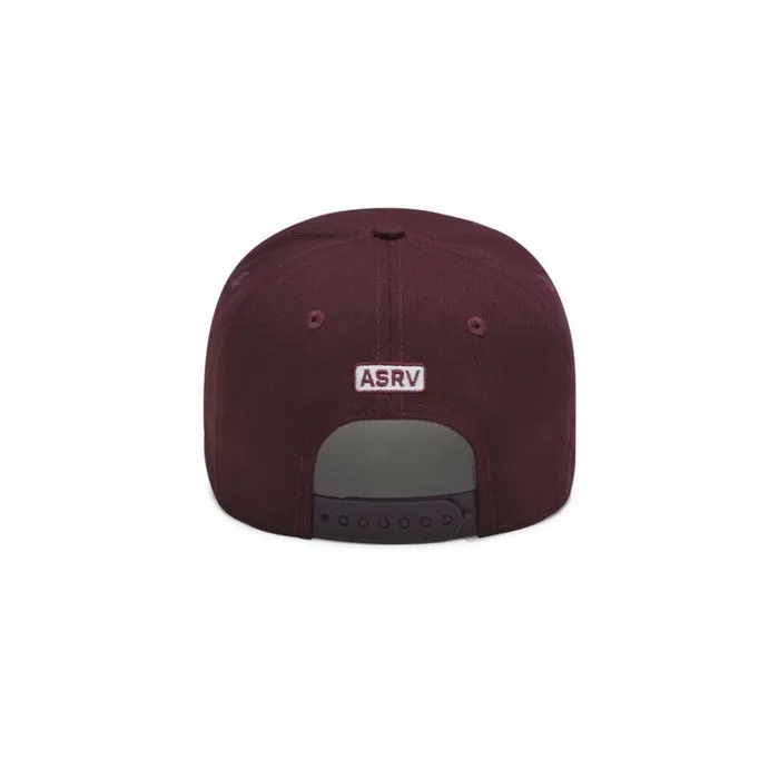 ASRV Hats and Headwear Men New Era 9Forty AFrame Hat Maroonwhite