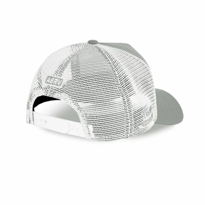 ASRV Hats and Headwear Men New Era 9Forty AFrame Trucker Hat Greywhite wings ASRV Hats and Headwear Men New Era 9Forty AFrame Trucker Hat Greywhite wings
