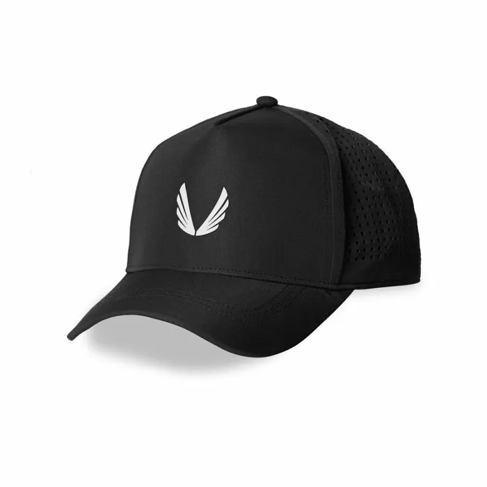 ASRV Hats and Headwear Men Performance AFrame Hat Blackwhite 034wings034