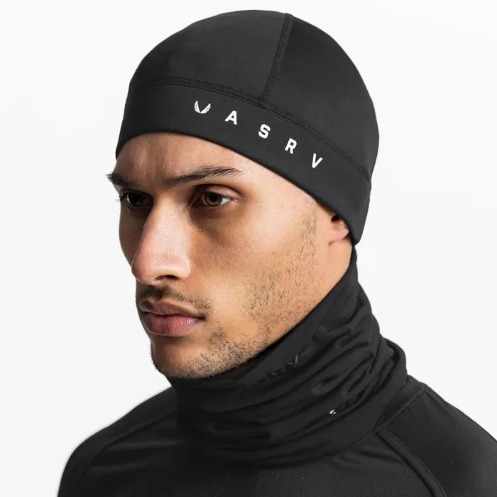 ASRV Hats and Headwear Men Performance Wings Logo Skull Cap Black