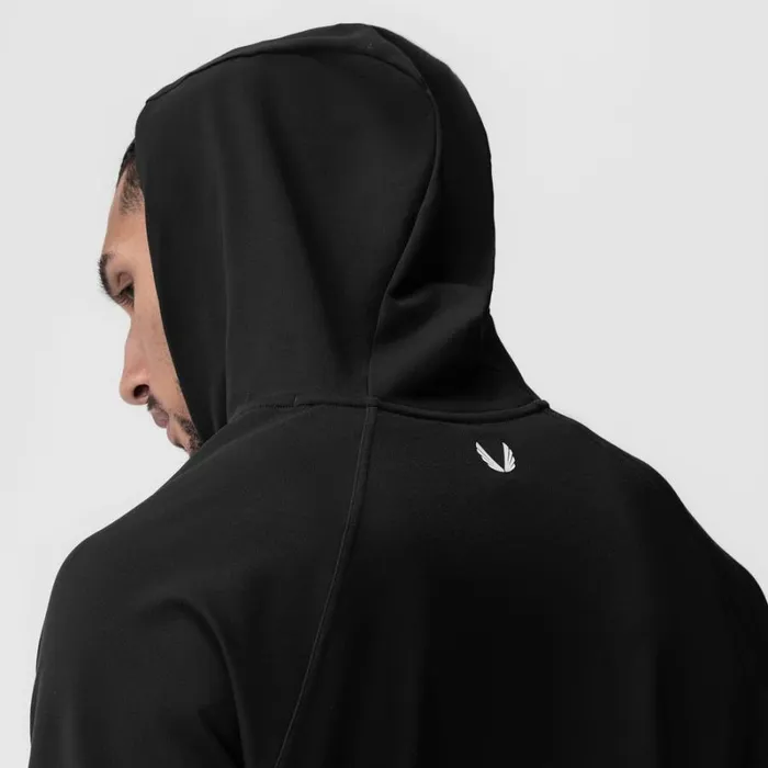 ASRV Hoodies and Sweatshirts Men Performance Fleece Zip Hoodie Black