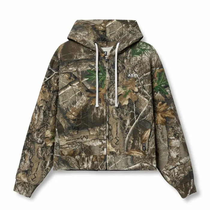 ASRV Hoodies and Sweatshirts Men Tech Essential Distressed Full Zip Hoodie Realtree Camo ASRV Hoodies and Sweatshirts Men Tech Essential Distressed Full Zip Hoodie Realtree Camo