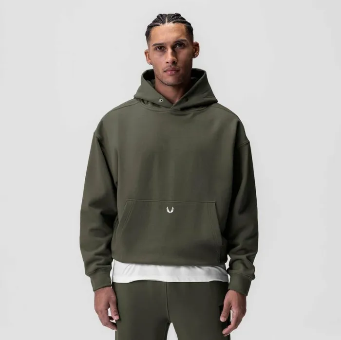 ASRV Hoodies and Sweatshirts Men TechTerry Hoodie Olive
