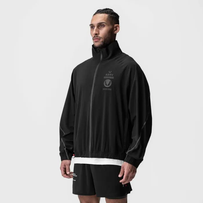 ASRV Jackets and Outerwear Men Aerotex Track Jacket Blackblack
