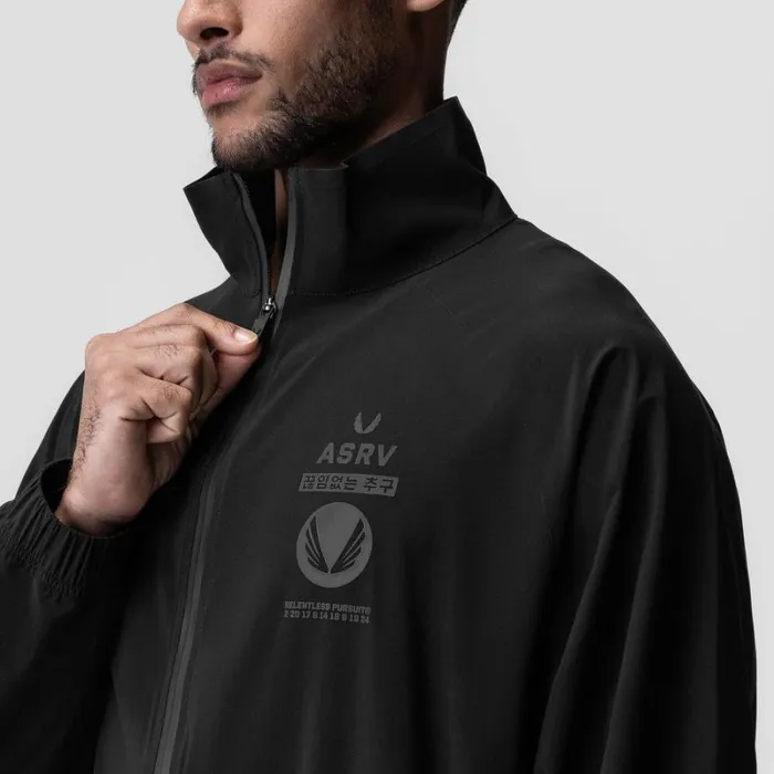 ASRV Jackets and Outerwear Men Aerotex Track Jacket Blackblack