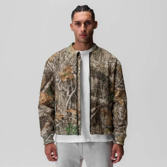 ASRV Jackets and Outerwear Men Ripstop Insulated Bomber Jacket Realtree Camo ASRV Jackets and Outerwear Men Ripstop Insulated Bomber Jacket Realtree Camo