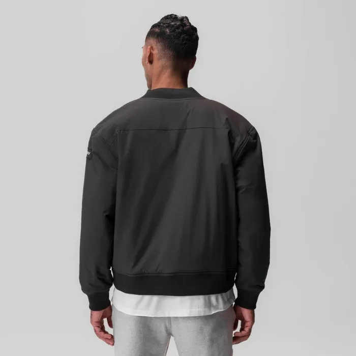 ASRV Jackets and Outerwear Men Ripstop Insulated Bomber Jacket Space Grey