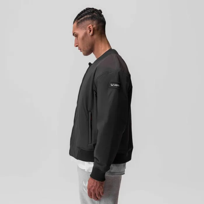 ASRV Jackets and Outerwear Men Ripstop Insulated Bomber Jacket Space Grey