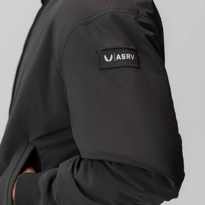 ASRV Jackets and Outerwear Men Ripstop Insulated Bomber Jacket Space Grey