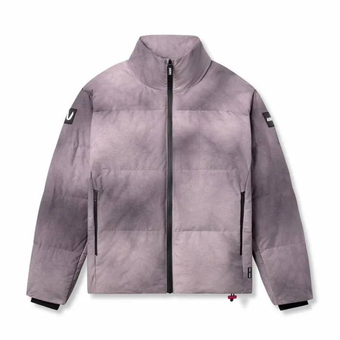 ASRV Jackets and Outerwear Men WeatherReady Down Puffer Jacket Moonscape 034wave Dye034