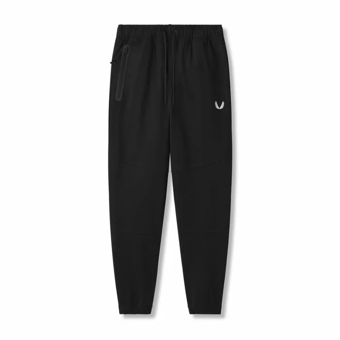 ASRV Joggers and Pants Men Performance Fleece Jogger Black