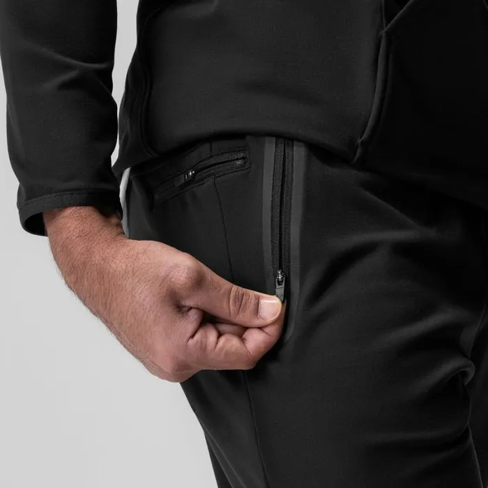 ASRV Joggers and Pants Men Performance Fleece Jogger Black