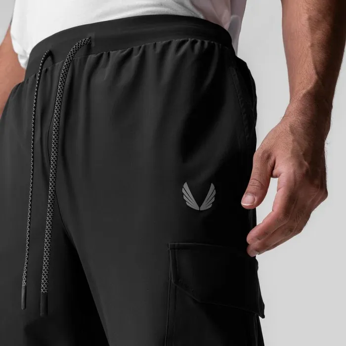 ASRV Joggers and Pants Men TetraLite Cargo High Rib Jogger Black 034reflective034 ASRV Joggers and Pants Men TetraLite Cargo High Rib Jogger Black 034reflective034