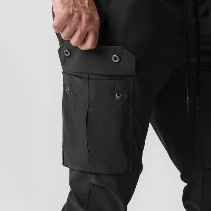 ASRV Joggers and Pants Men TetraLite Cargo High Rib Jogger Black