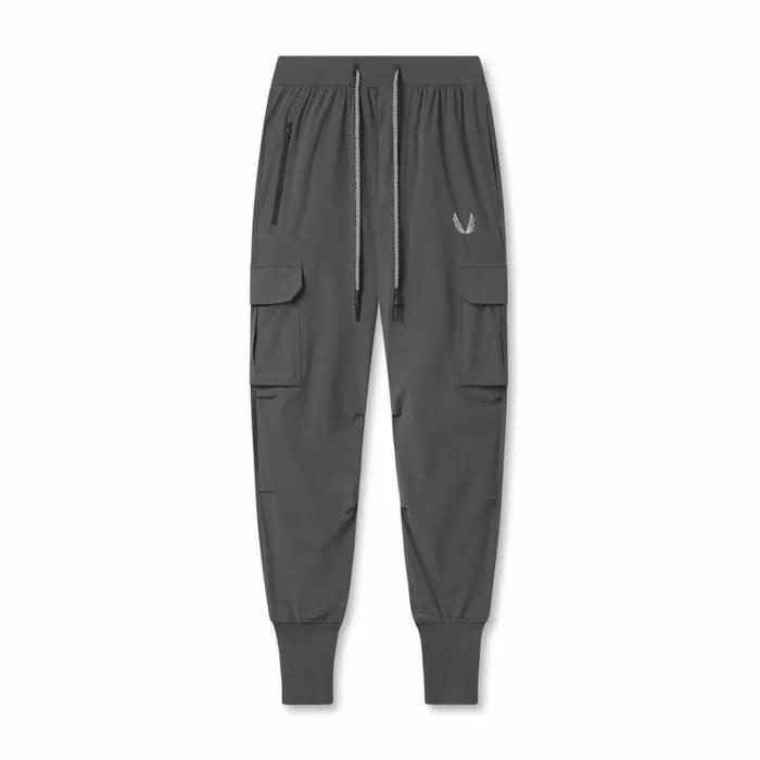 ASRV Joggers and Pants Men TetraLite Cargo High Rib Jogger Space Grey 034reflective034