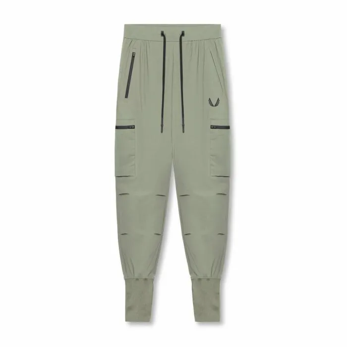 ASRV Joggers and Pants Men TetraLite Inlay Pocket High Rib Jogger Sage