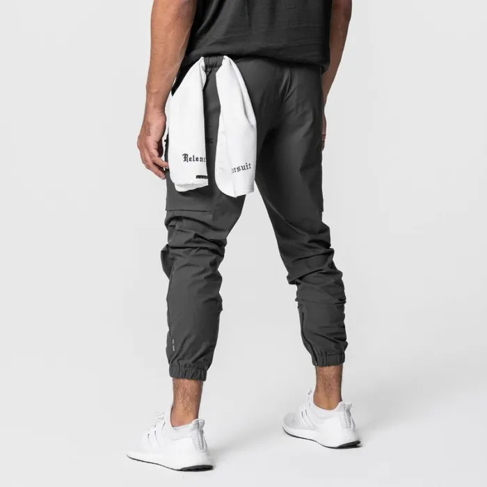 ASRV Joggers and Pants Men TetraLite Standard Zip Jogger Space Grey