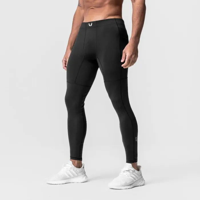 ASRV Leggings Men WarpFlexx Side Pocket Legging Black