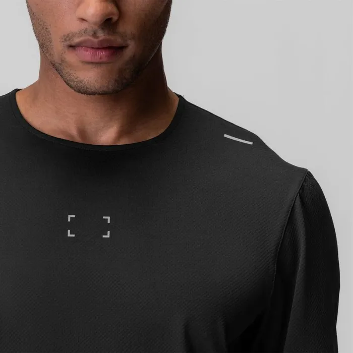 ASRV Long Sleeves Men NanoMesh Training Long Sleeve Black 034space Bracket034 ASRV Long Sleeves Men NanoMesh Training Long Sleeve Black 034space Bracket034