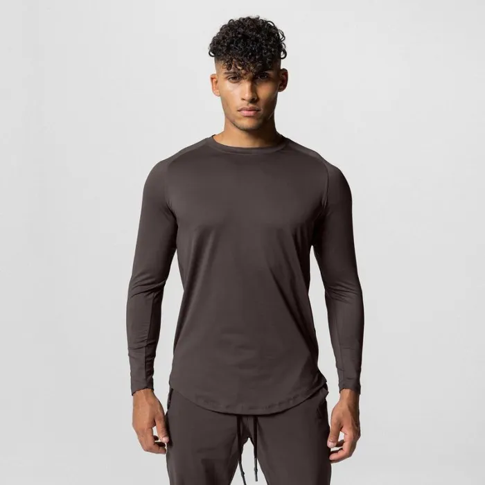 ASRV Long Sleeves Men SilverLite 20 Established Long Sleeve Dark Earth